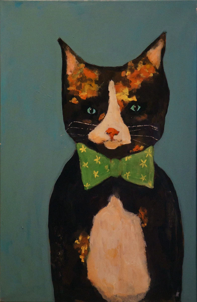 Original painted portrait of Lucky by Trace’s mom